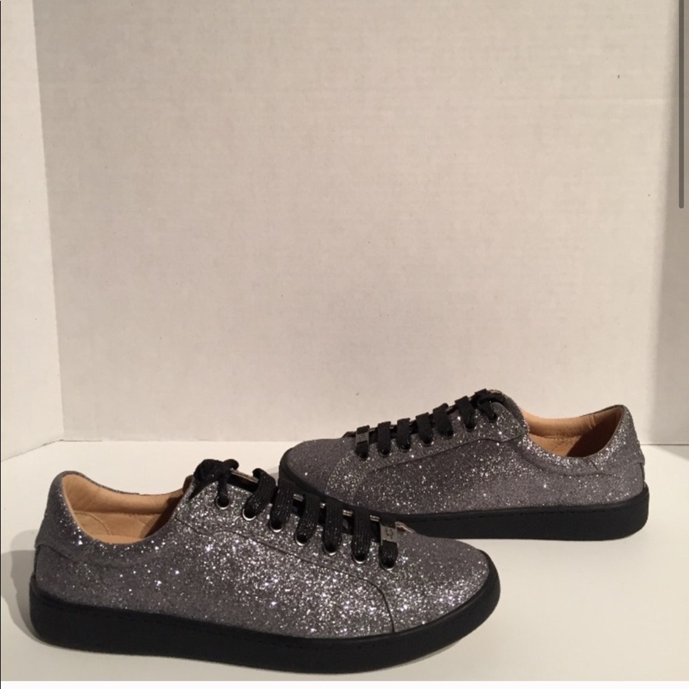 UGG Milo Glitter Leather Style Fashion Sneakers